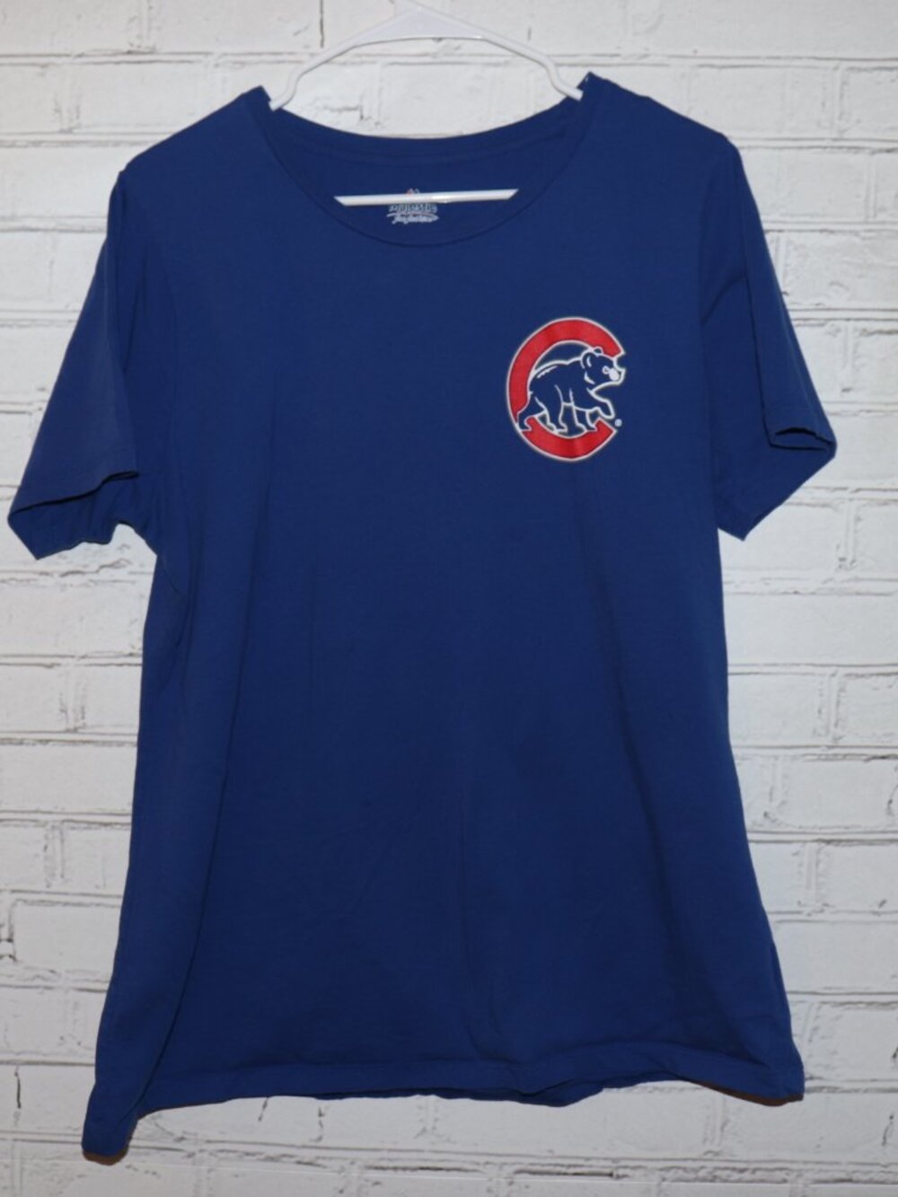 🔵 Majestic Chicago Cubs Baez #9 Tee · Size XXL